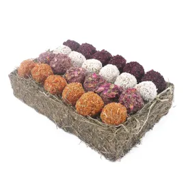Advent Gift 'n' Forage Truffle Tray | Small Pet Christmas Treat Set by Rosewood Naturals