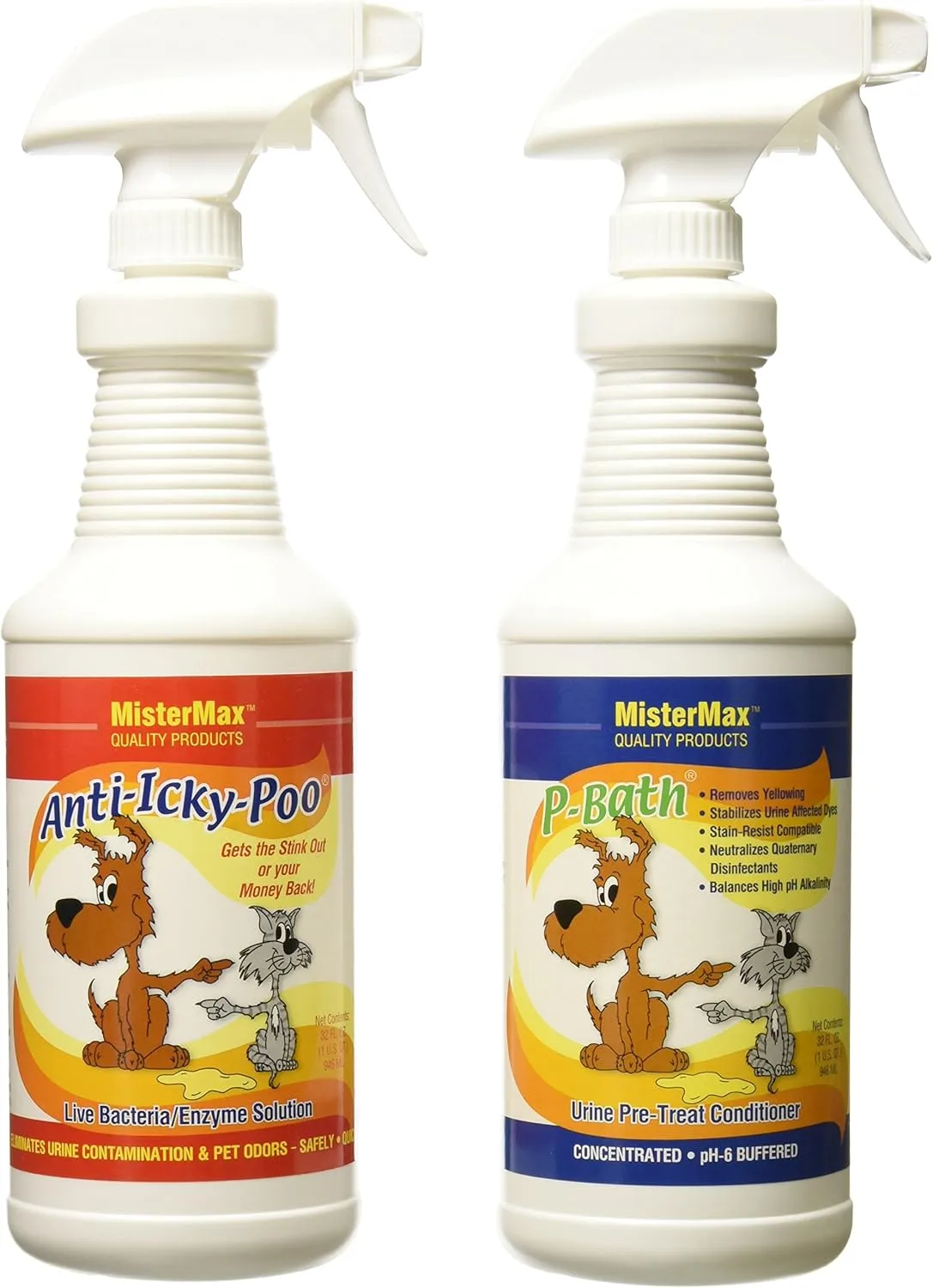 ANTI ICKY POO ODOR REMOVER AND P-BATH PRE-TREATER COMBO