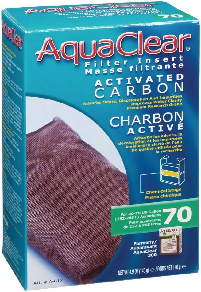 AquaClear 70 Activated Carbon, 4-1/5 Ounce