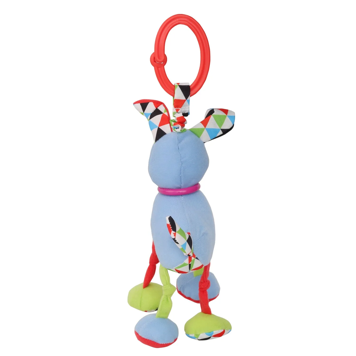 Baby Moo Puppy Blue Hanging Toy With Vibrations