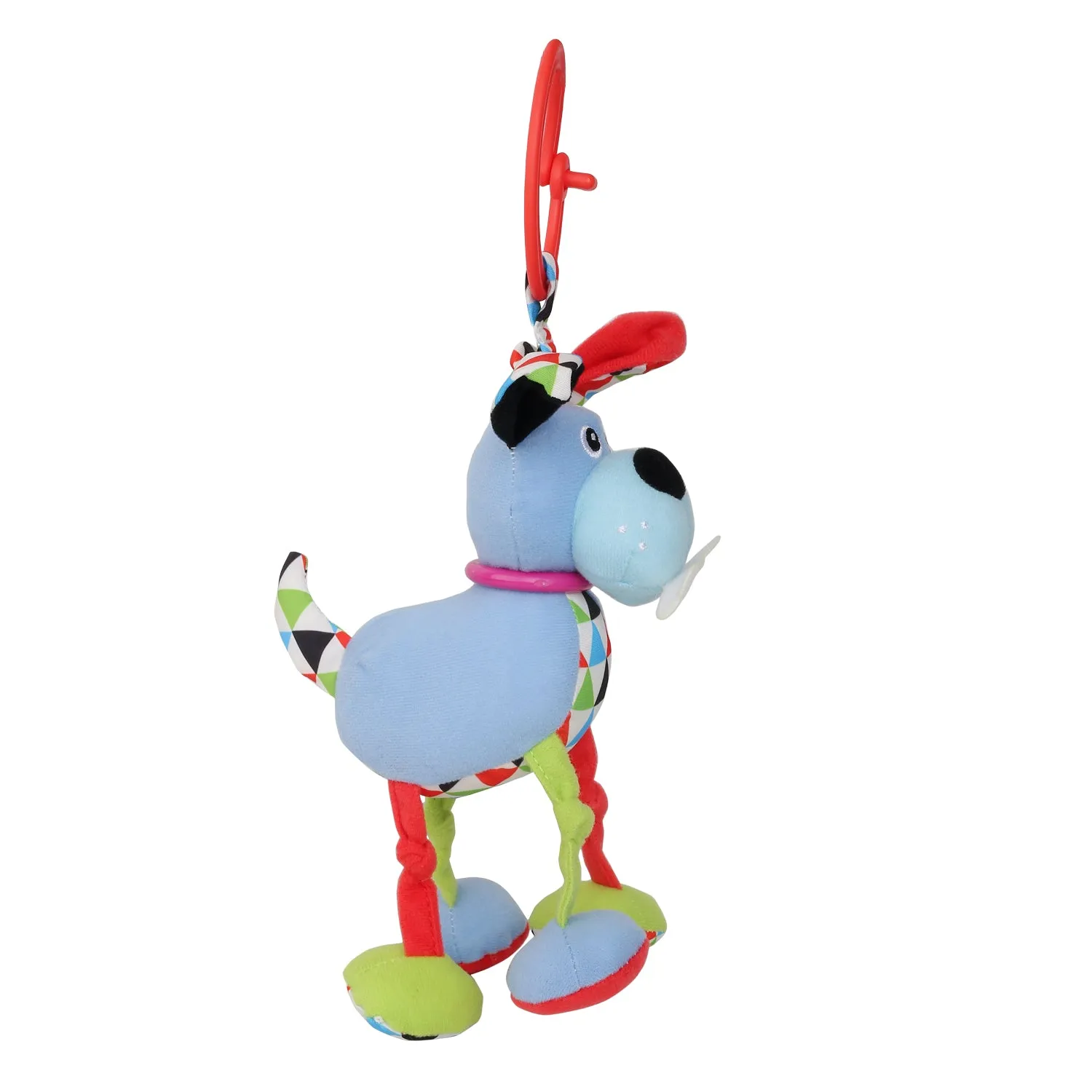 Baby Moo Puppy Blue Hanging Toy With Vibrations