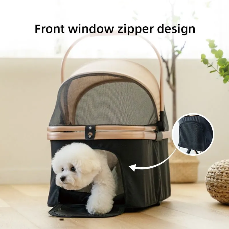BNDC 103 Pram & Stroller For Dogs & Cats (Grey)