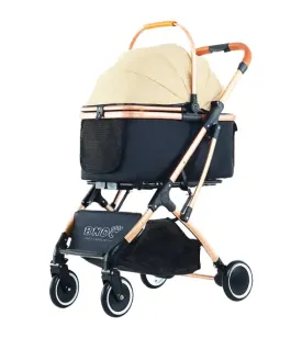 BNDC 106 Pram & Stroller For Dogs & Cats (Khaki)