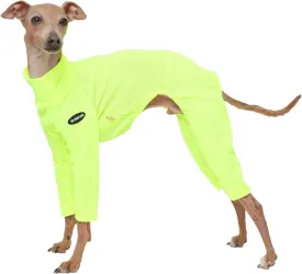 D Doggy Star Italian Greyhound Clothes Strechy Neon Onsie Spring Summer (M,Onsi Ne Yellow)