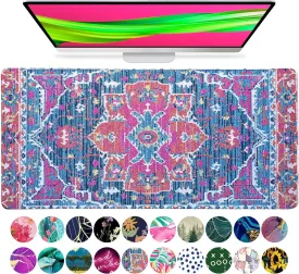 French KOKO Large Mouse Pad, Desk Mat, Keyboard Pad, Desktop Home Office School Essentials College Cute Decor Big Extended Laptop Protector Computer Accessories Pretty Mousepad Women Girls XL