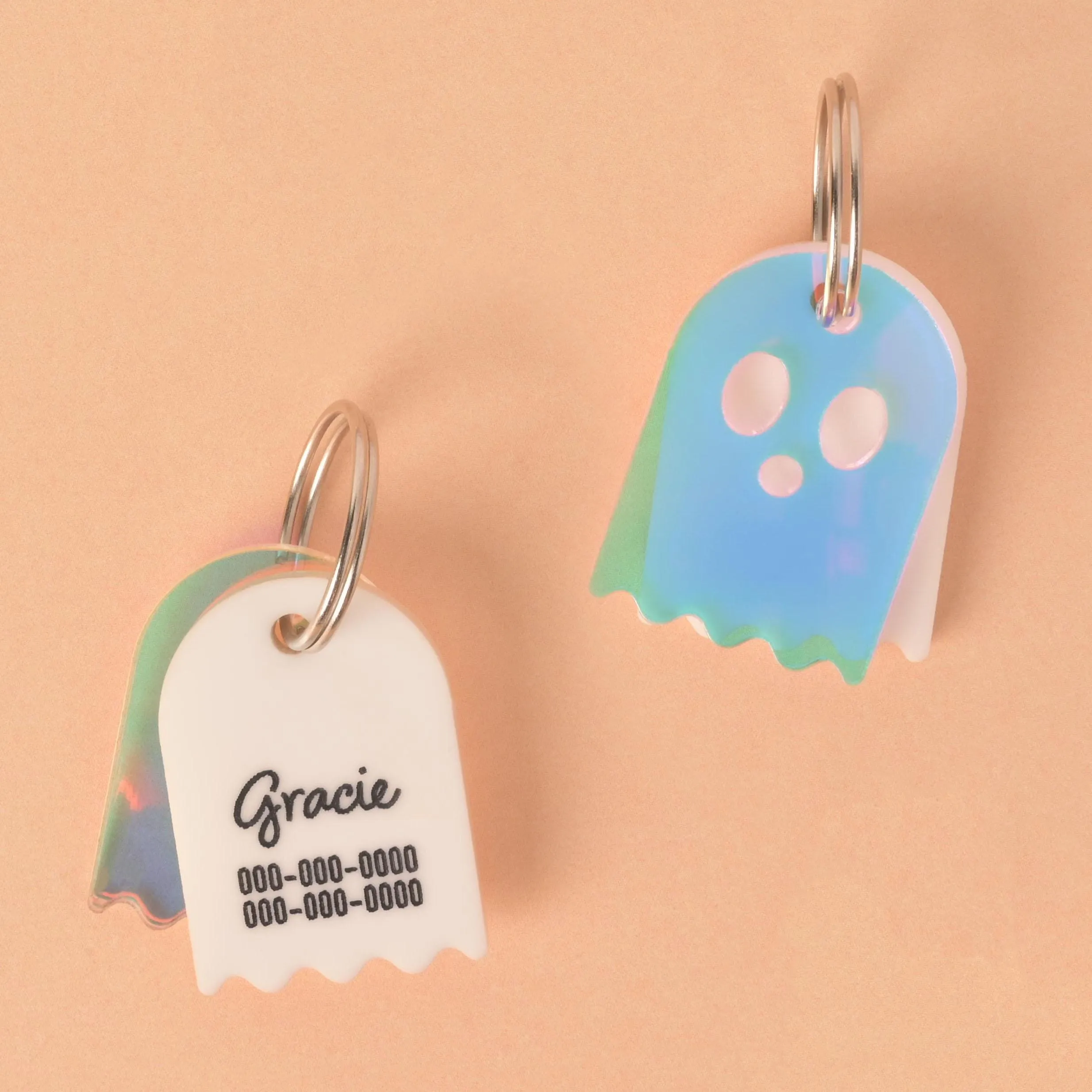 Ghost, Personalized Pet Tag