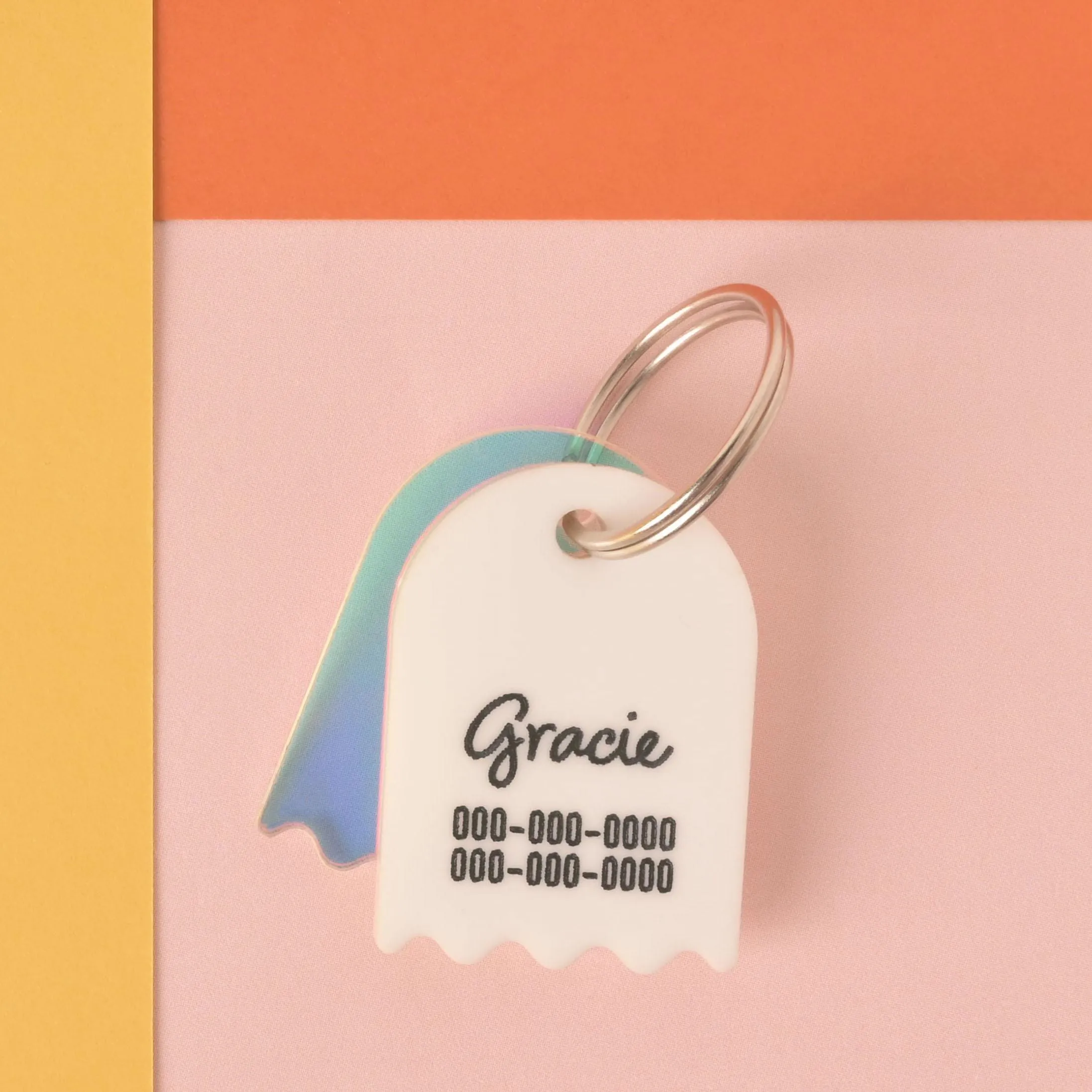Ghost, Personalized Pet Tag