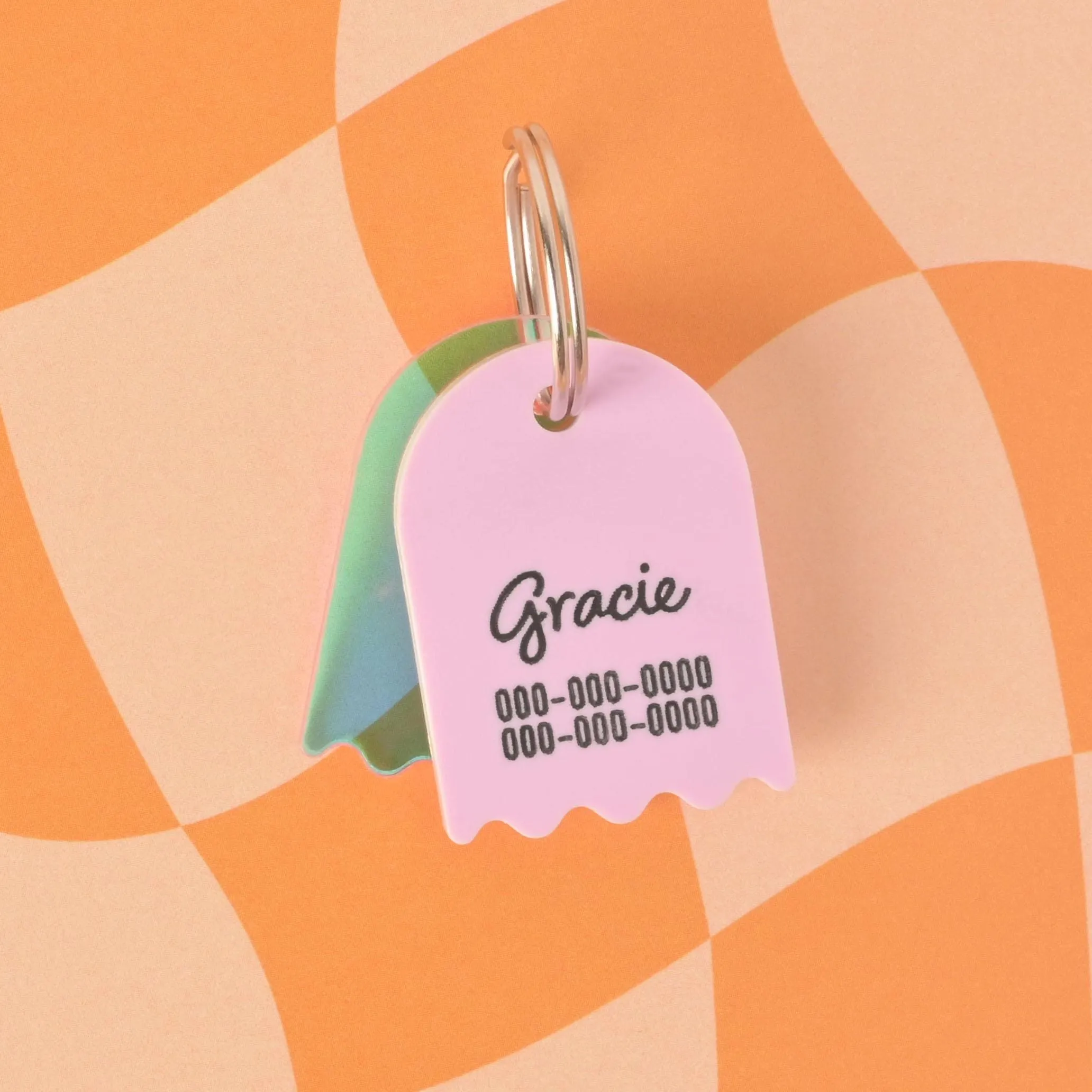 Ghost, Personalized Pet Tag