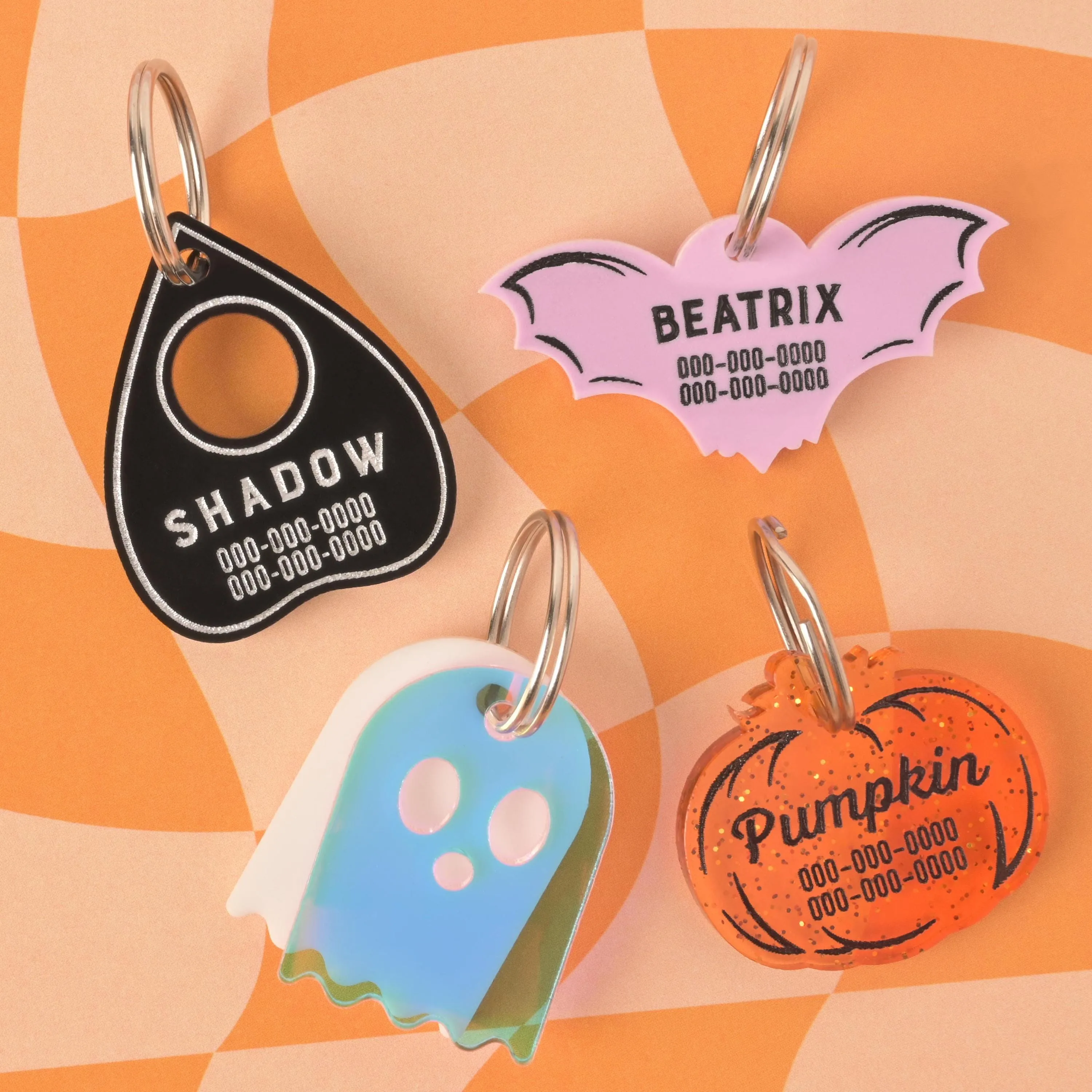 Ghost, Personalized Pet Tag