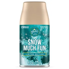 Glade Automatic Spray Refill Air Freshener for Home and Bathroom, Snow Much Fun, 6.2 Oz