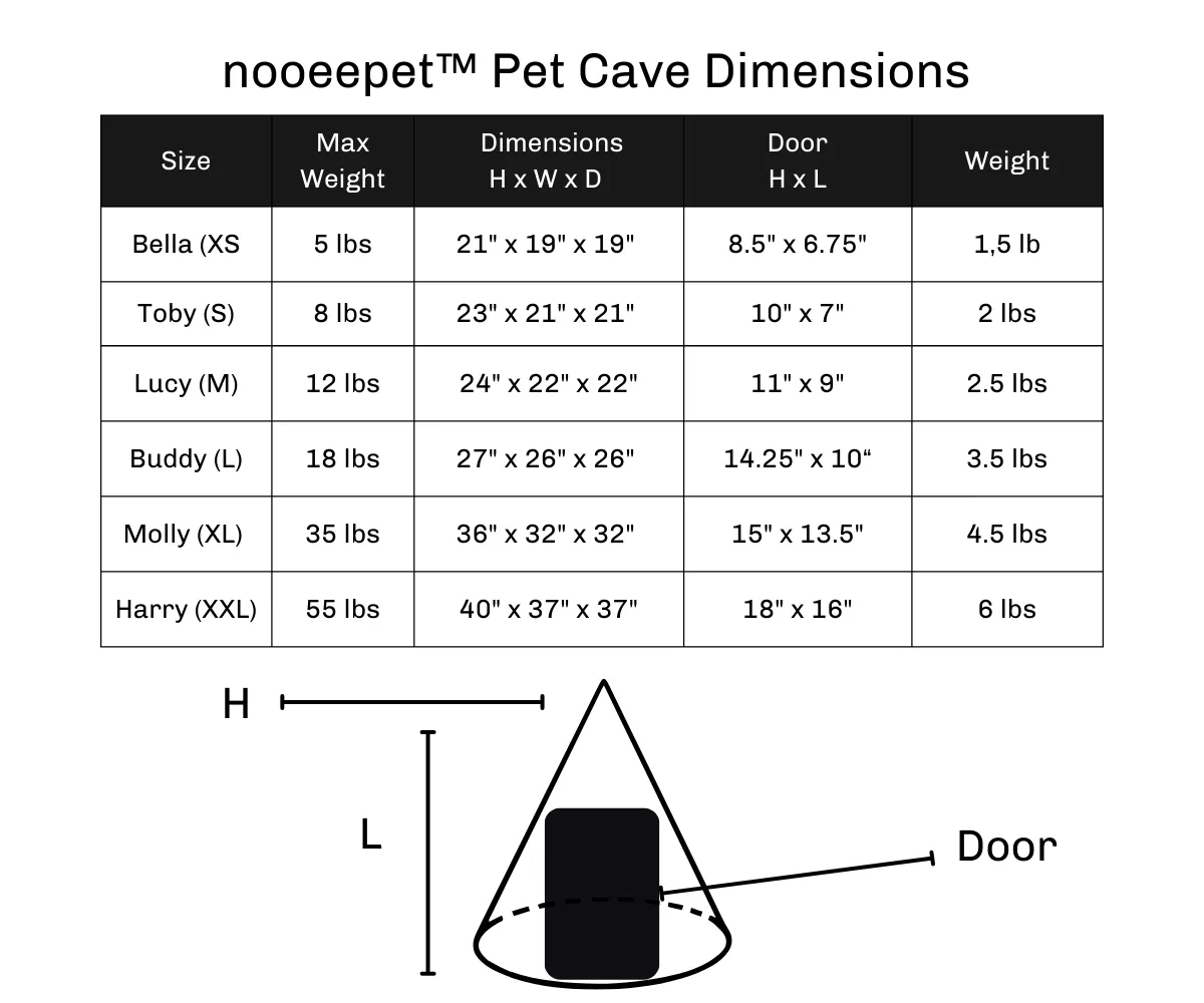Molly Pet Cave (XL) Gray