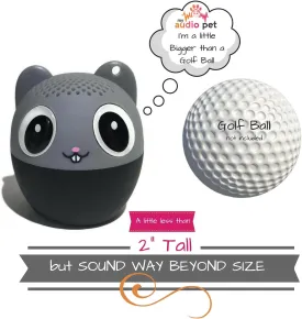My Audio Pet Mini Bluetooth Animal Wireless Speaker with True Wireless Stereo Technology  Pair with Another TWS Pet for Powerful Rich Room-Filling Sound  (Mega Mouse)