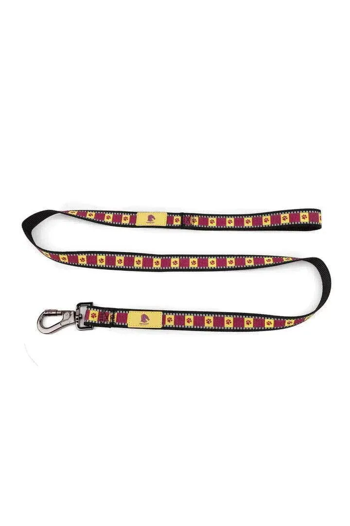 NRL Pet Lead Leash - Brisbane Broncos - 120CM - Lock Clip Durable