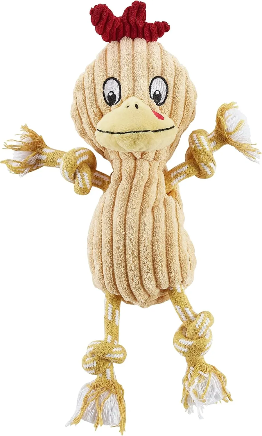 Outward Hound Ranch Roperz Chicken Plush Squeaky Dog Toy