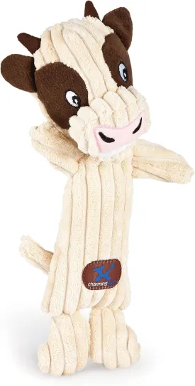 Outward Hound Tennis Heads Cow Plush Squeaky Dog Toy