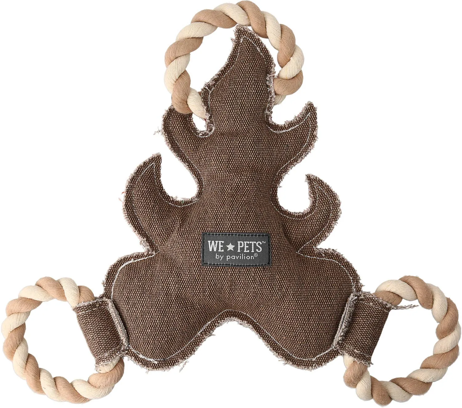 Pavilion Camping Dog - 12" Canvas Dog Toy on Rope
