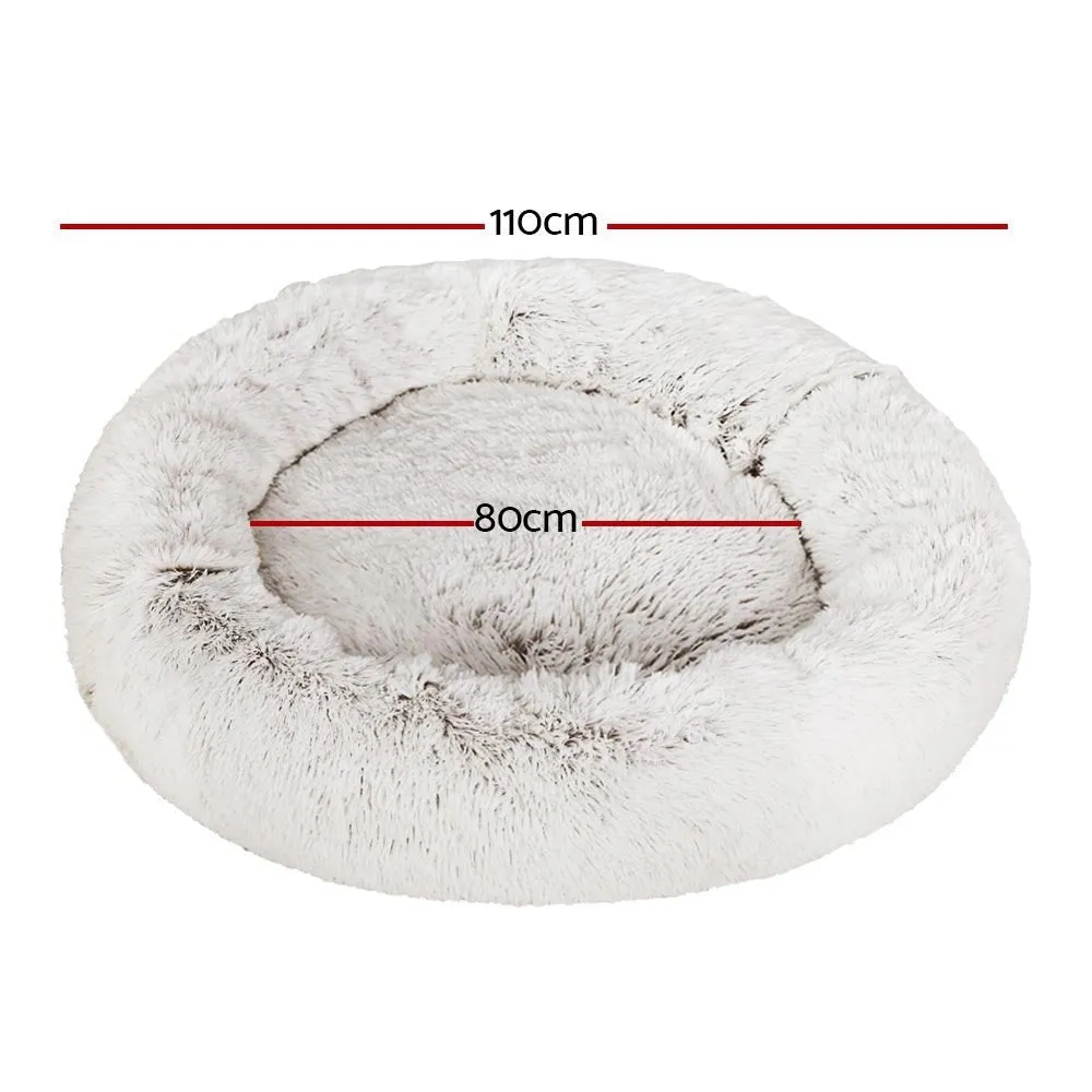 Pet Bed Dog Bed Cat Calming Extra Large 110cm Sleeping Comfy Washable