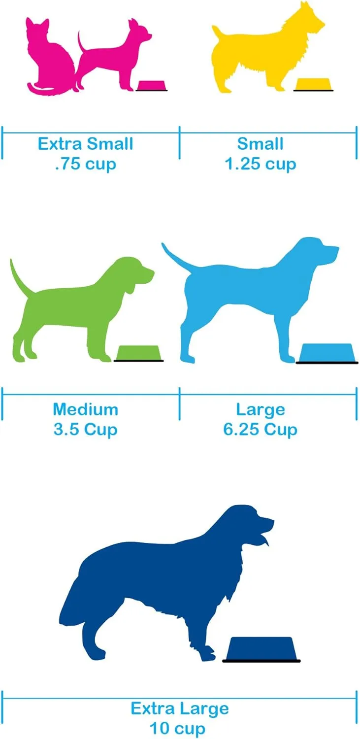 Platinum Pets Embossed Non-Tip Stainless Steel Cat/Dog Bowl, Medium, Pearl White