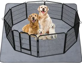 Qeils Washable Pee Pads for Dogs 72"x72", Reusable Training Pads Extra Large Non-Slip Puppy Pads with Fast Absorbent, Leakproof for Whelping, Incontinence, Housebreaking, Playpen, Crate and Kennel