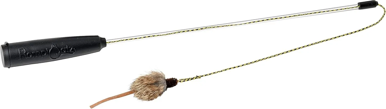 RompiCatz Replacement Interactive Cat Toy for Adjustable String Wand, Mouse
