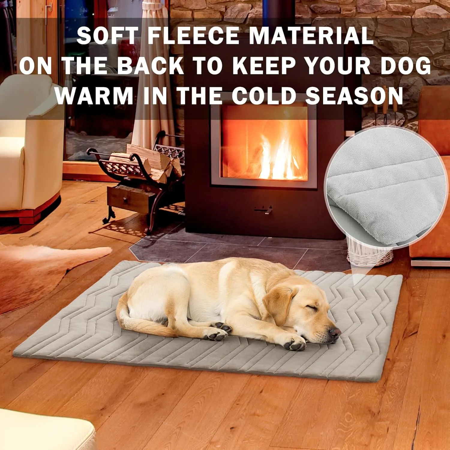 SCENEREAL Dog Cooling Mat for Crate, Thicken Self-Cooling Dog Pad Reversible (Cool & Warm), 36"x23" Pet Cool Bed for M Large XL Dogs,Kennel Sofa Mats Machine Washable, Durable Non-Toxic Gel, Outdoor