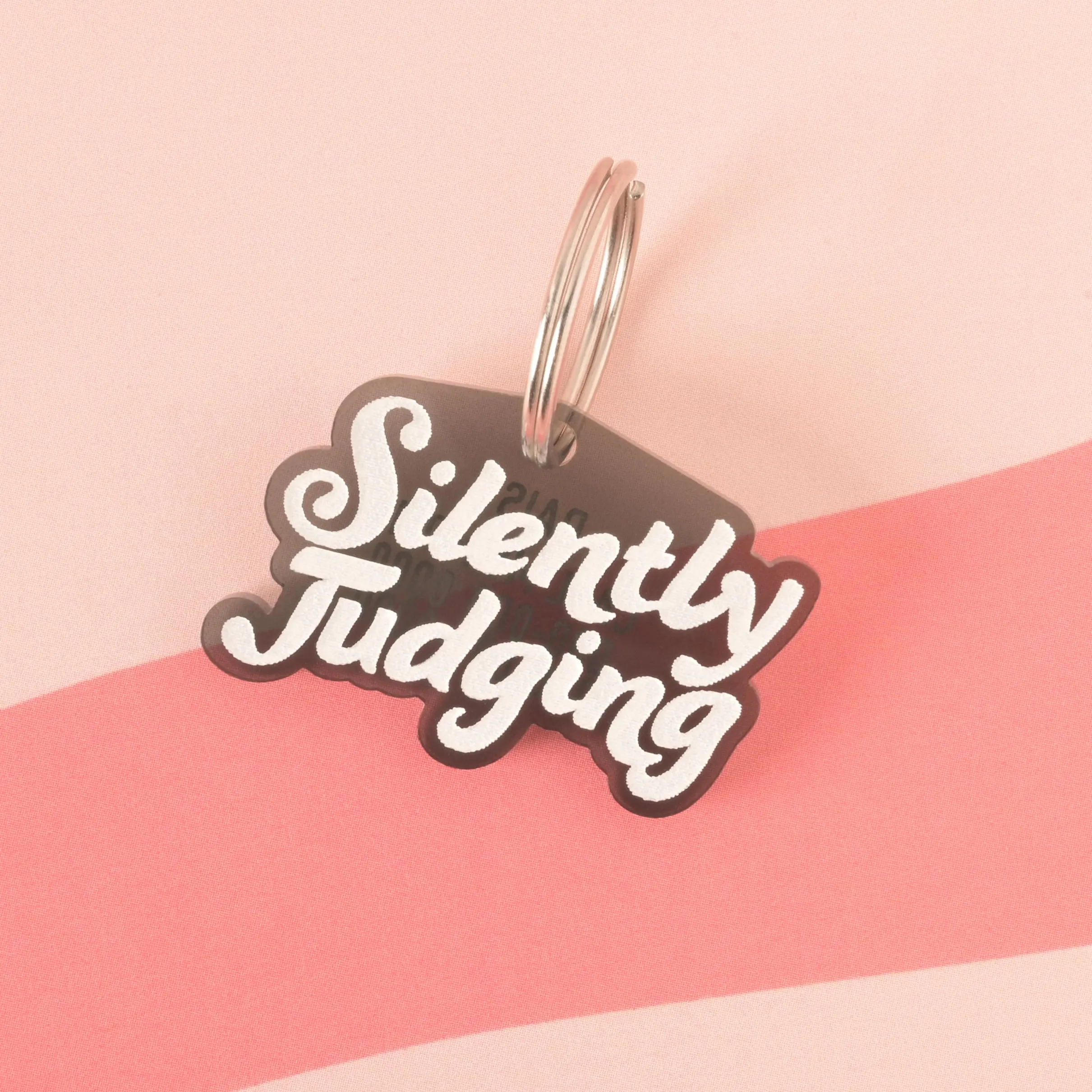 Silently Judging Personalized Pet Tag