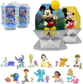 YuMe Disney 100 Series Mystery Capsule Blind Box with Surprise Characters Figurines Toys 2 Pack